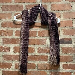 Textured Purple Scarf